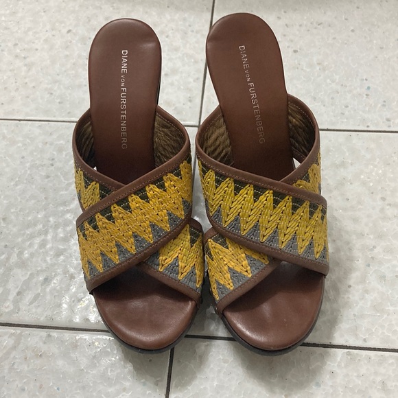 Diana von Furstrnberg wedge sandal - Picture 1 of 4